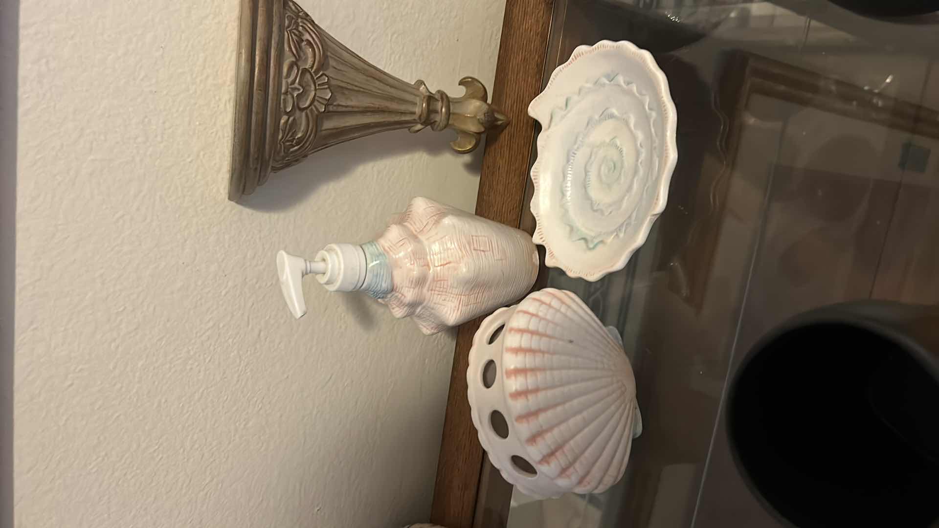 Photo 3 of BATHROOM ACCESSORIES AND 2 WALL SHELVES