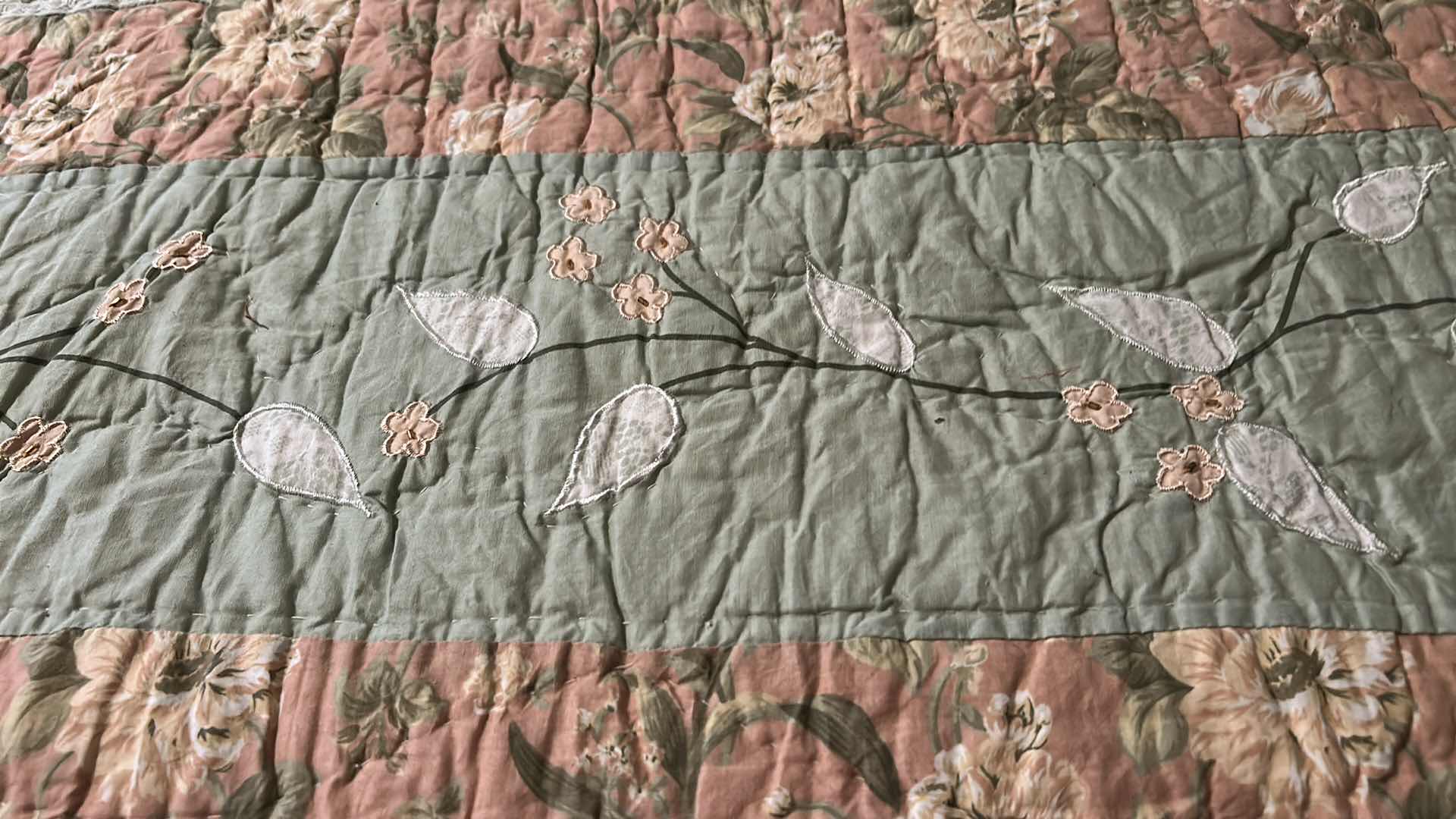 Photo 1 of QUEEN SIZE QUILT AND TWO PILLOWS