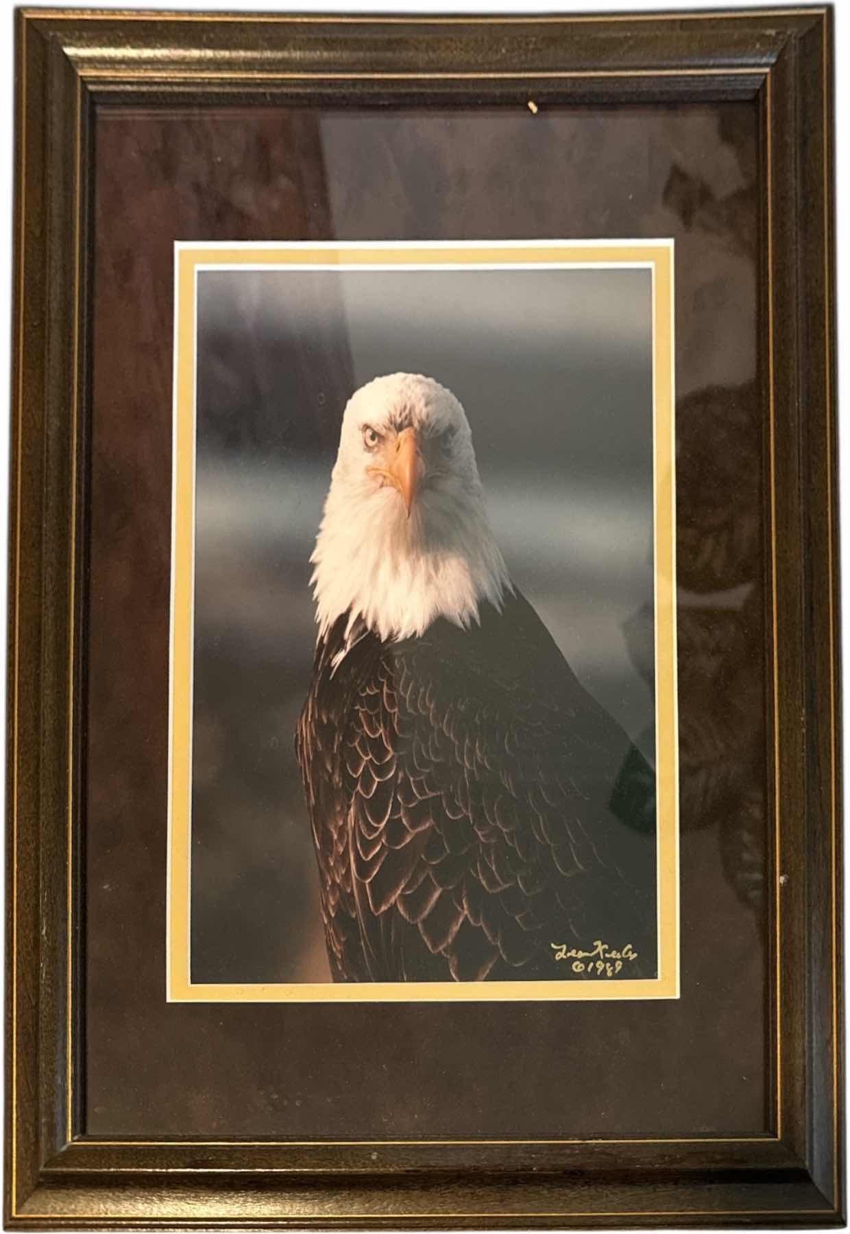 Photo 1 of 3- VINTAGE WOOD FRAMED ARTWORK FEATURING BIRDS
W14” X L17” 
AND SMALLER