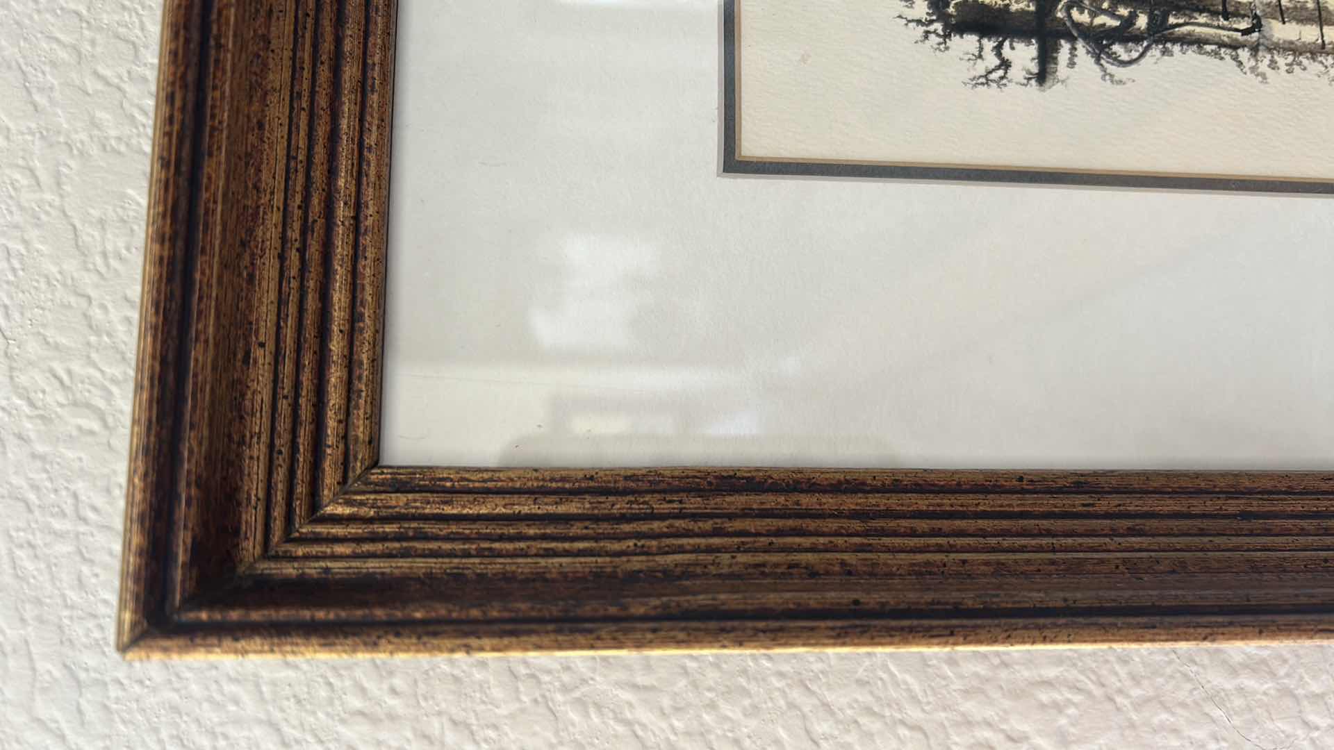 Photo 1 of WOOD FRAMED WATERCOLOR " CITYSCAPE "SIGNED BY T. TOMIYA 19" X 26"