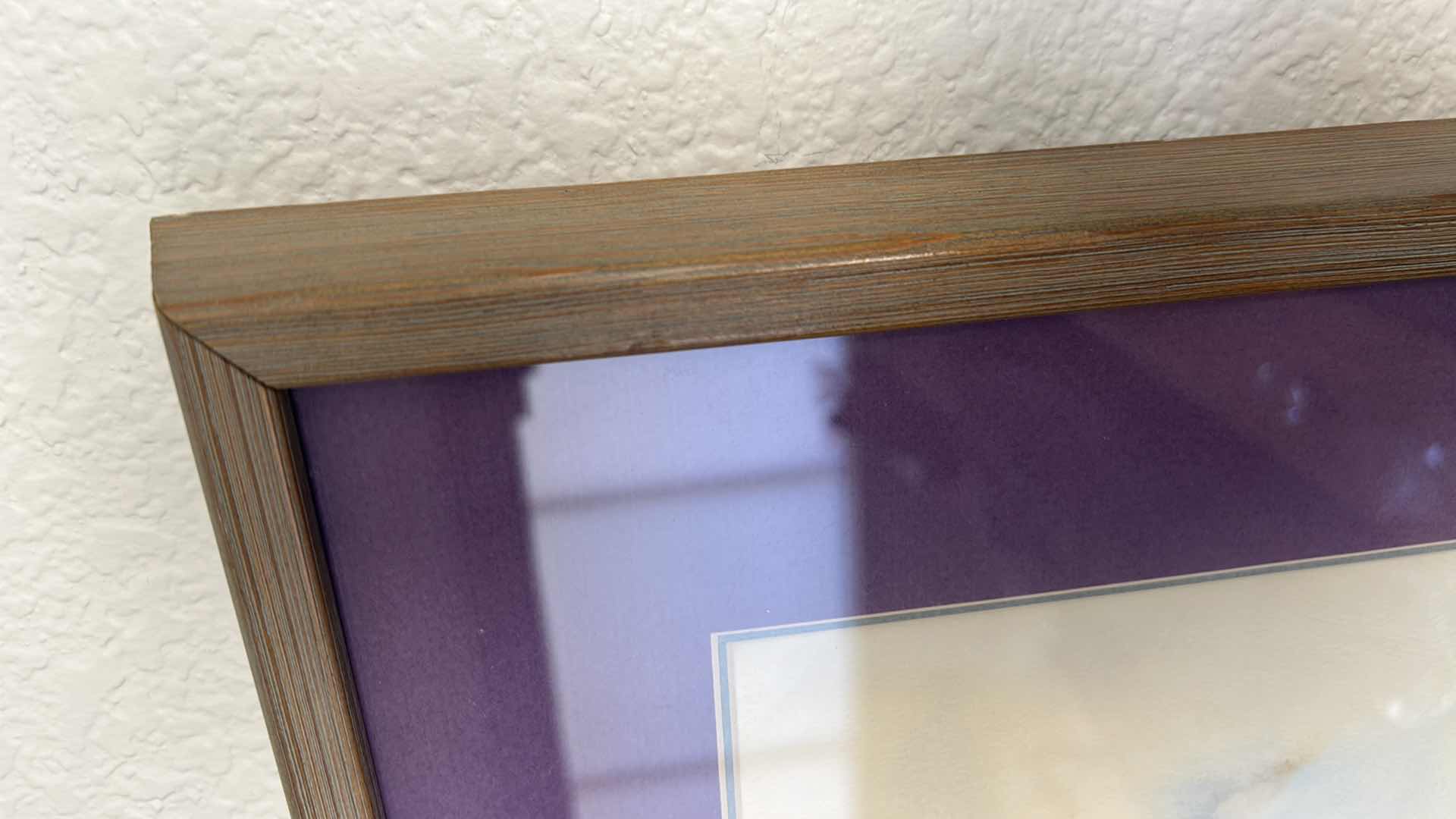 Photo 1 of WOOD FRAMED WATERCOLOR "FISHERMAN " SIGNED BY T. TOMIYA 18" X 24"