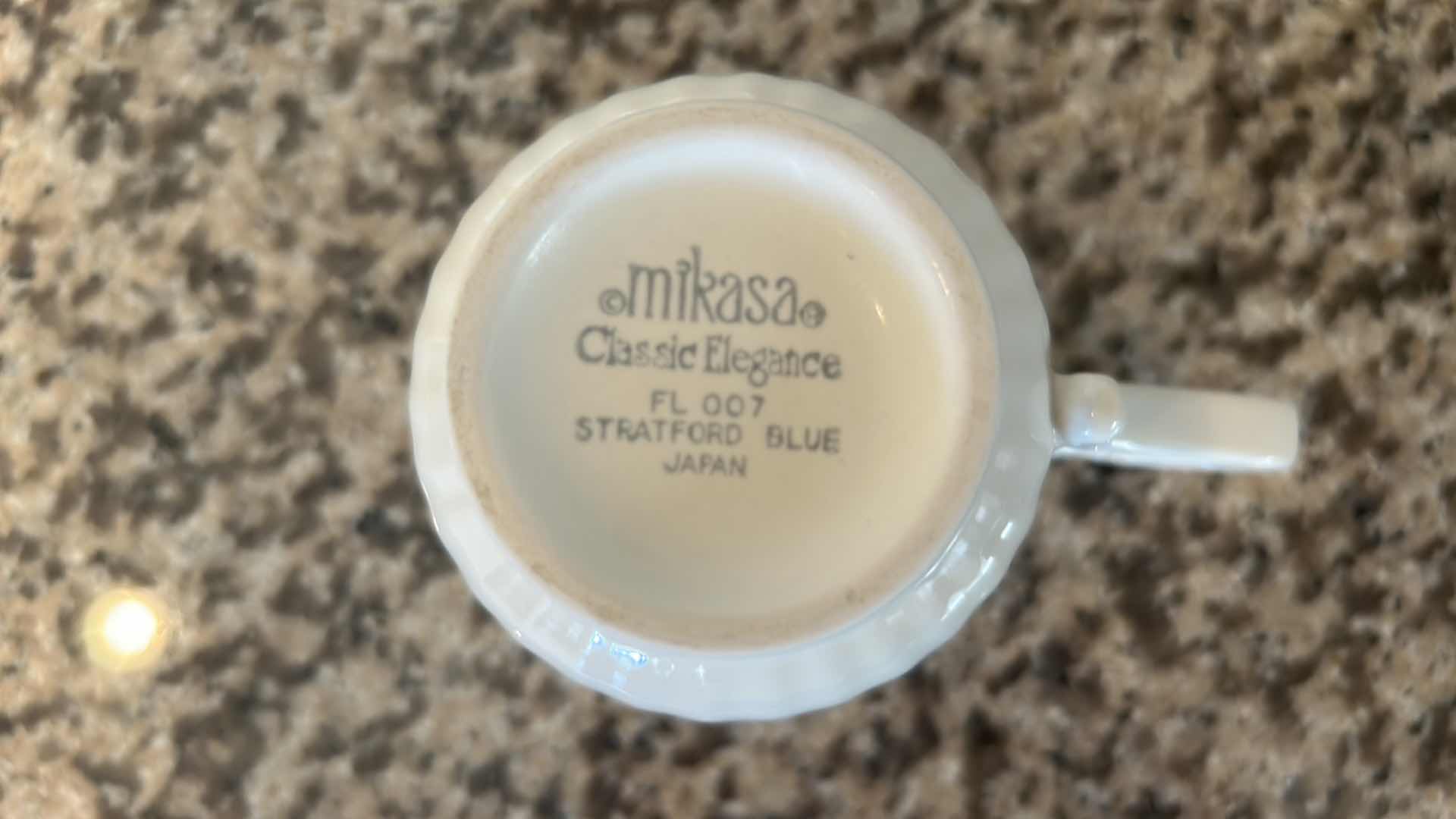 Photo 1 of CONTENTS OF SHELF MIKASA CLASSIC ELEGANCE  22 PCS. COFFEE CUPS W SAUCER