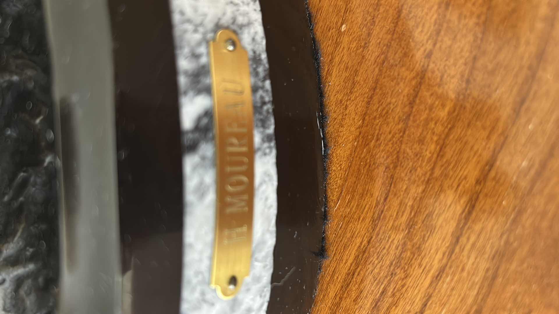 Photo 4 of BRONZE SCULPTURE BY  H MOUREAU  " WOOD WOMAN WITH CHILD " H 22" VERY HEAVY 