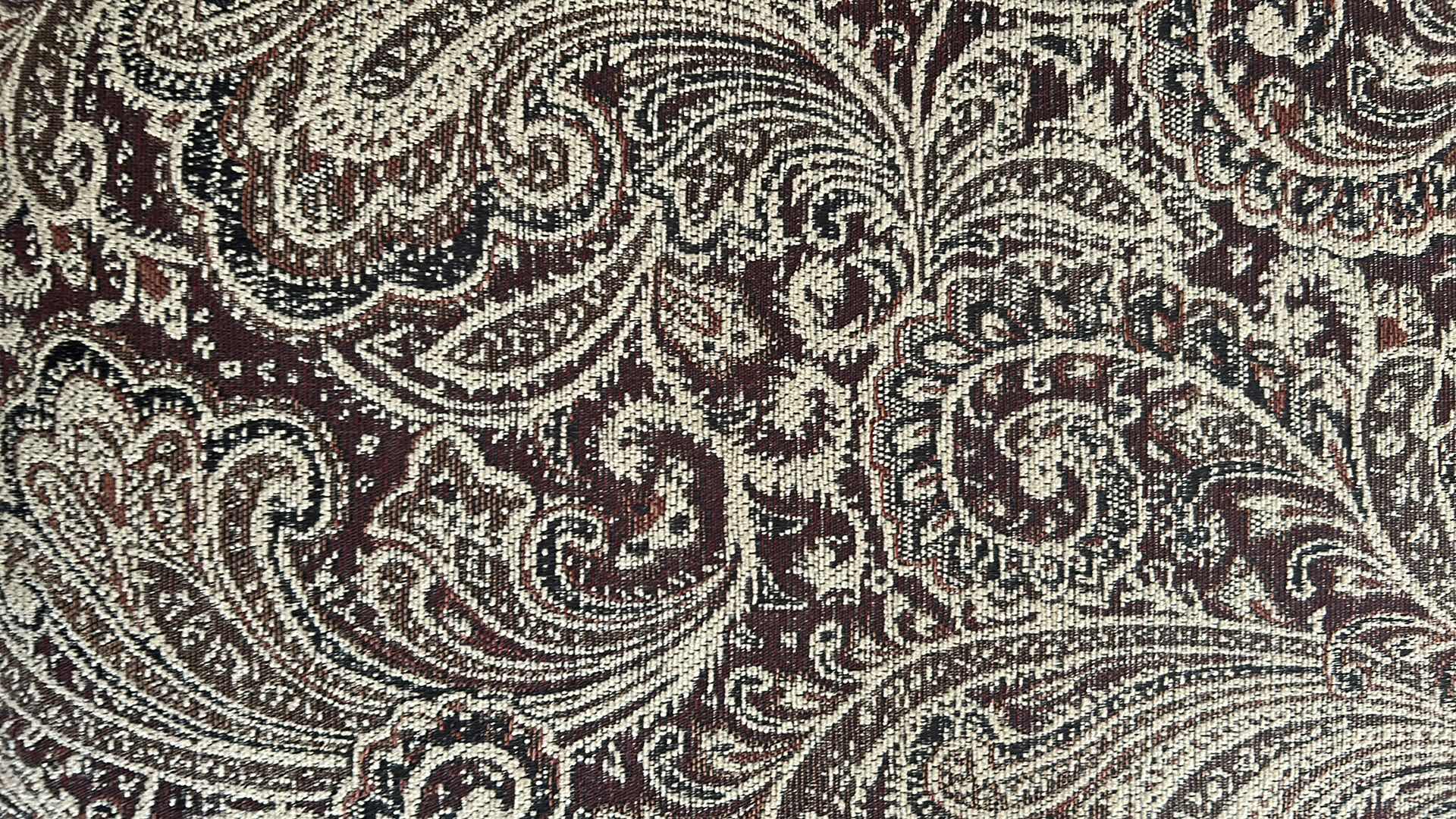 Photo 1 of RENAISSANCE MAHOGANY ARM CHAIR W DAMASK PRINT SEAT & BACK