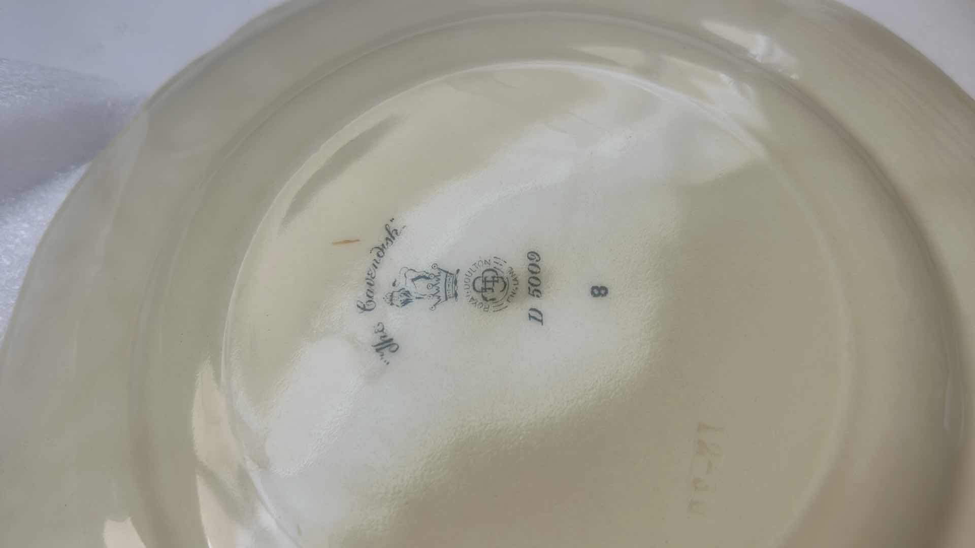 Photo 1 of 8 - ROYAL DOULTON THE CAVENDISH SALAD PLATES 8.5”