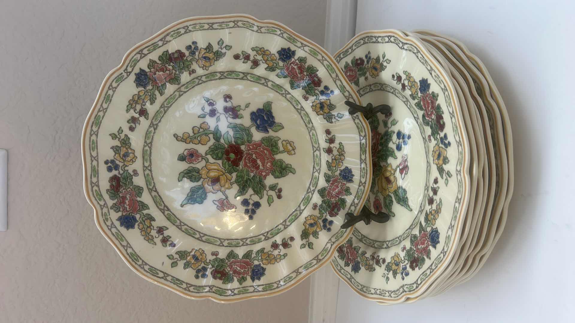 Photo 1 of 8 - ROYAL DOULTON THE CAVENDISH SALAD PLATES 8.5”