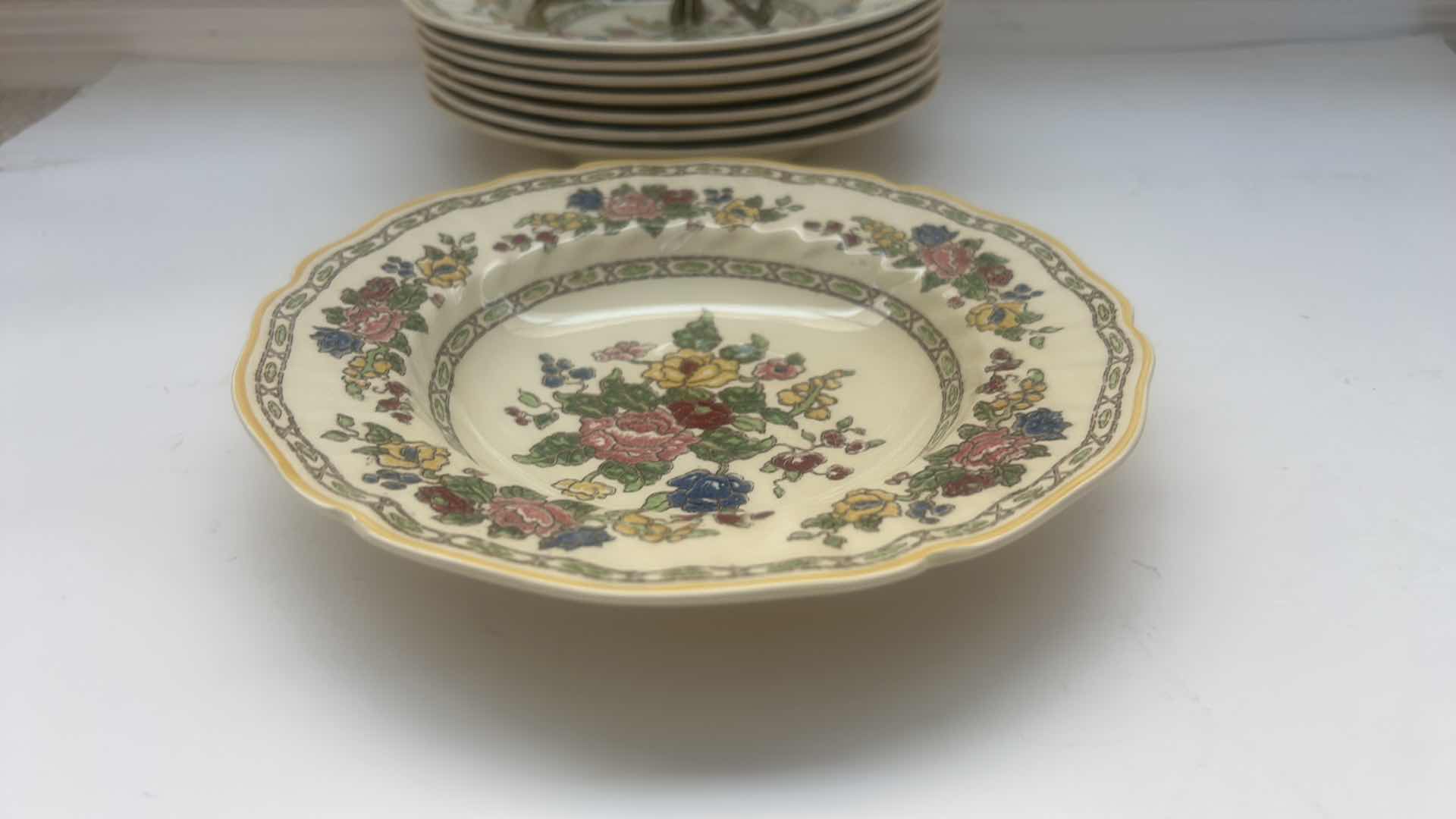 Photo 1 of 8 - ROYAL DOULTON THE CAVENDISH SALAD BOWLS  8.5”