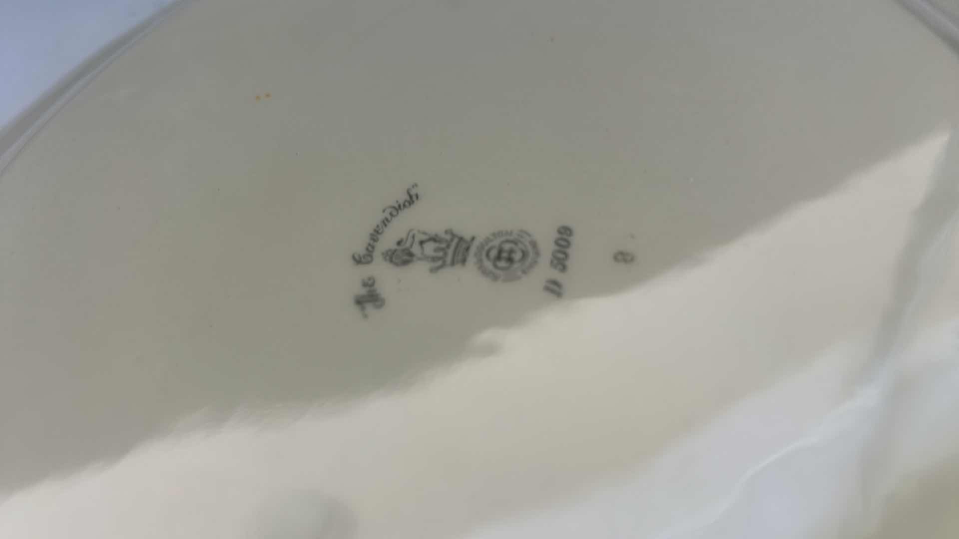 Photo 1 of 2 - ROYAL DOULTON “THE CAVENDISH” PLATTERS LARGEST 15.5”