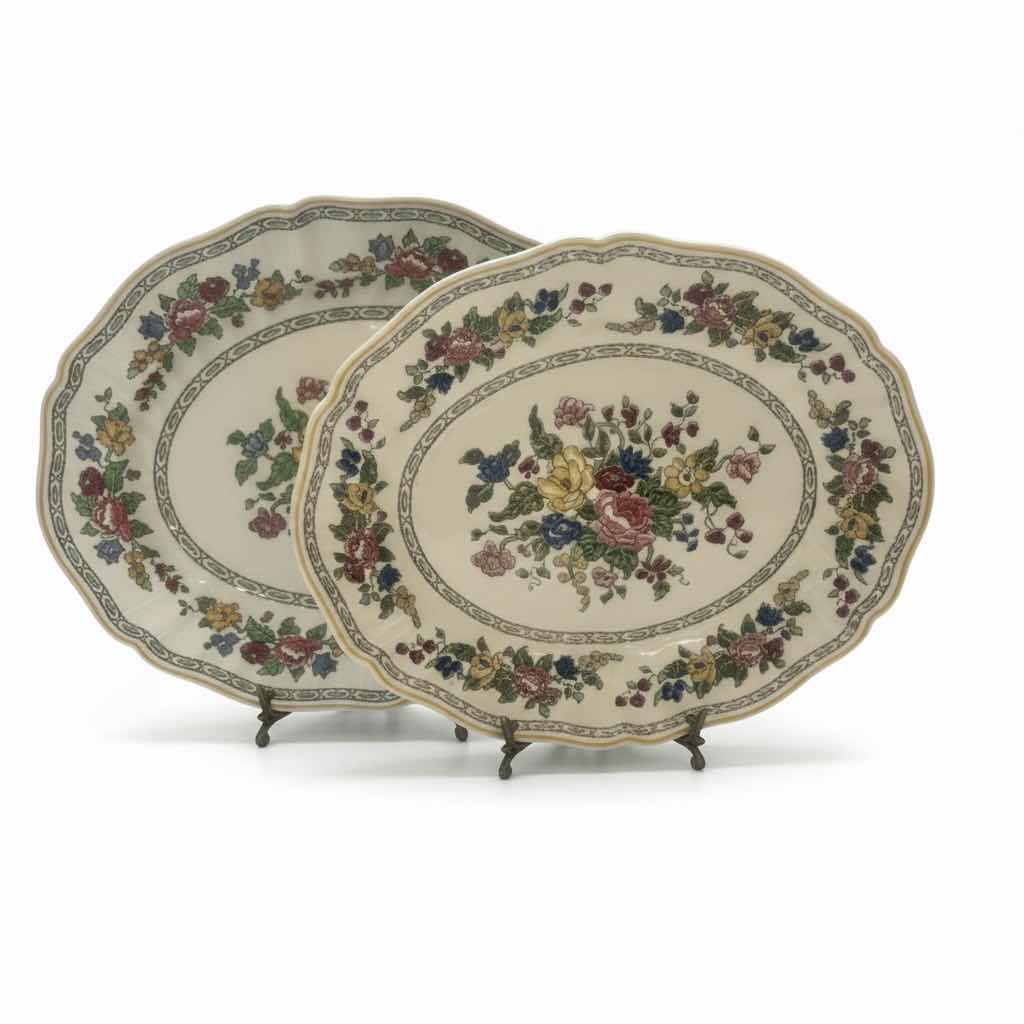 Photo 1 of 2 - ROYAL DOULTON “THE CAVENDISH” PLATTERS LARGEST 15.5”