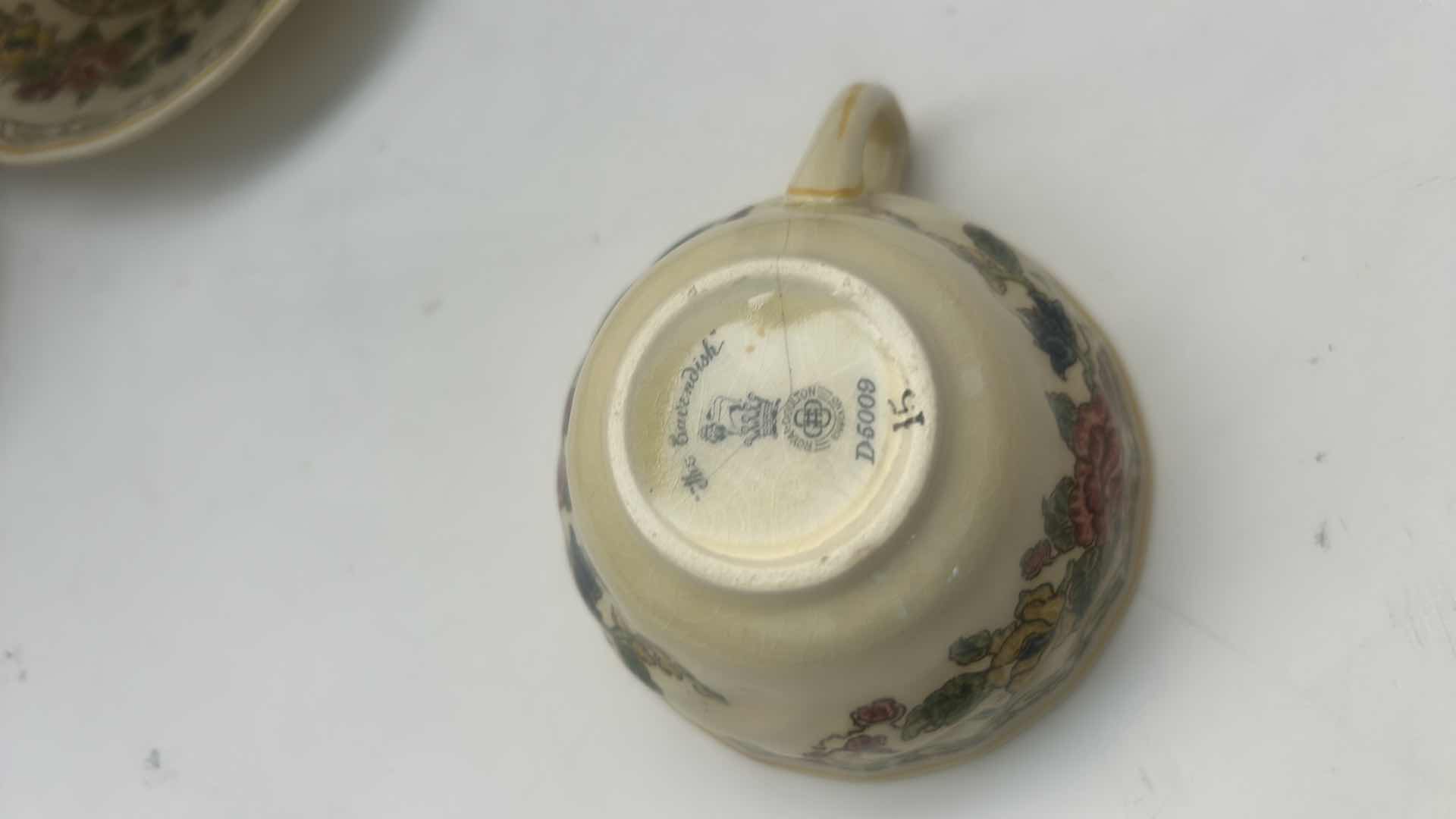 Photo 1 of 4- ROYAL DOULTON, THE CAVENDISH CUPS AND SAUCERS