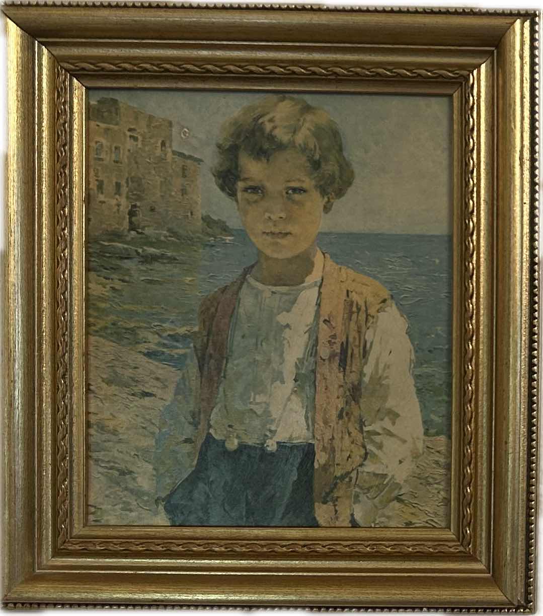 Photo 1 of 2 GOLD FRAMED PRINTS "SEA DREAMS" " SEA URCHIN " 9" X 10"