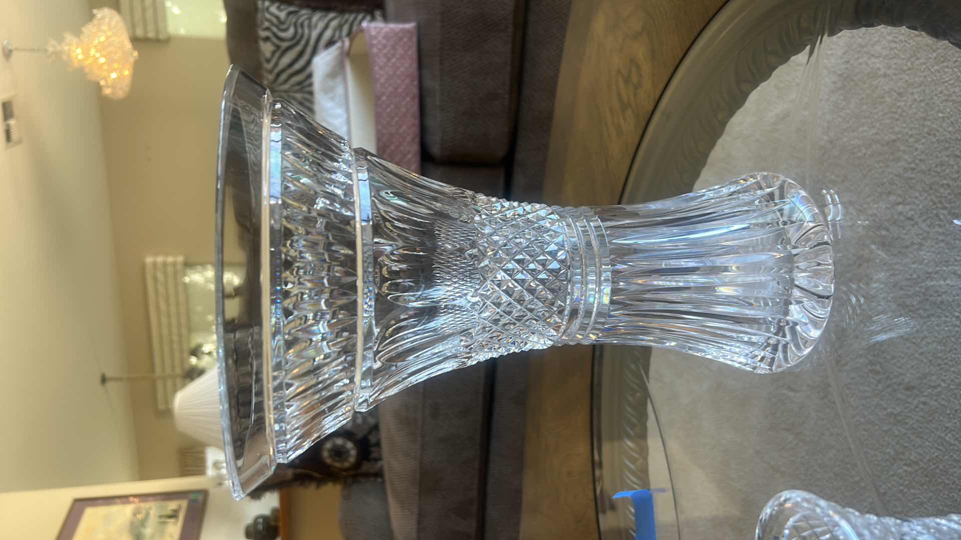 Photo 1 of WATERFORD CRYSTAL VASE H12” $495