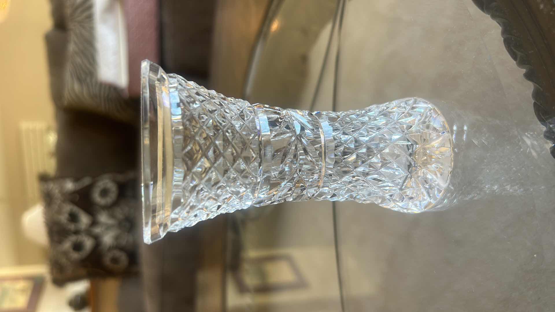 Photo 1 of WATERFORD CRYSTAL GLANDORE MINI BUD VASE H4.5”