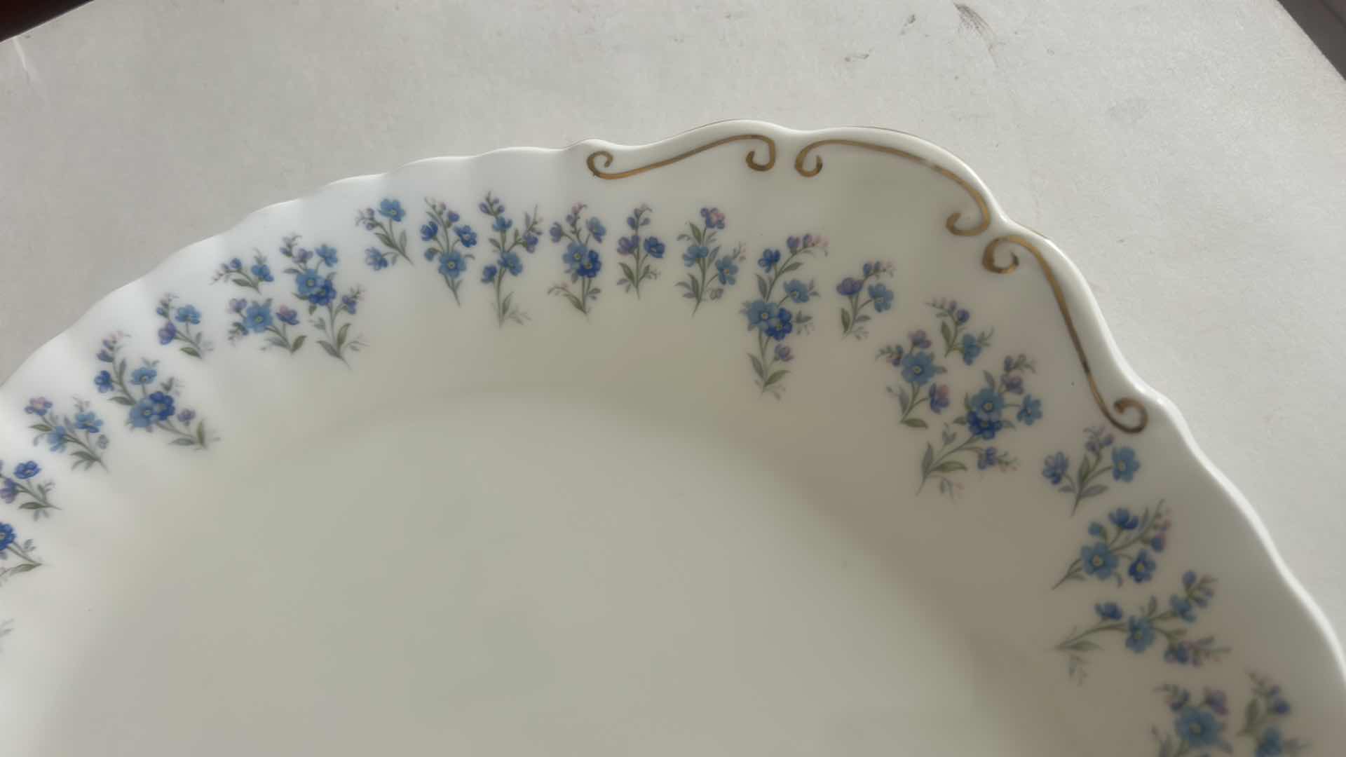 Photo 1 of ROYAL ALBERT BONE CHINA SERVING PLATTER 12.5” X 11.5”
