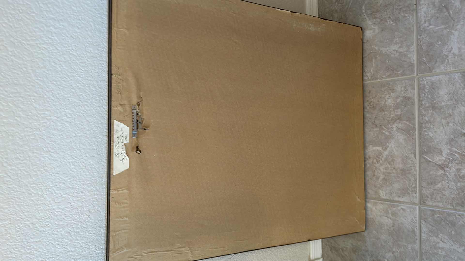 Photo 1 of GOLD FRAMED PRINT "THE TOAST"  BY PIERRE OUTIN 24" X 28"