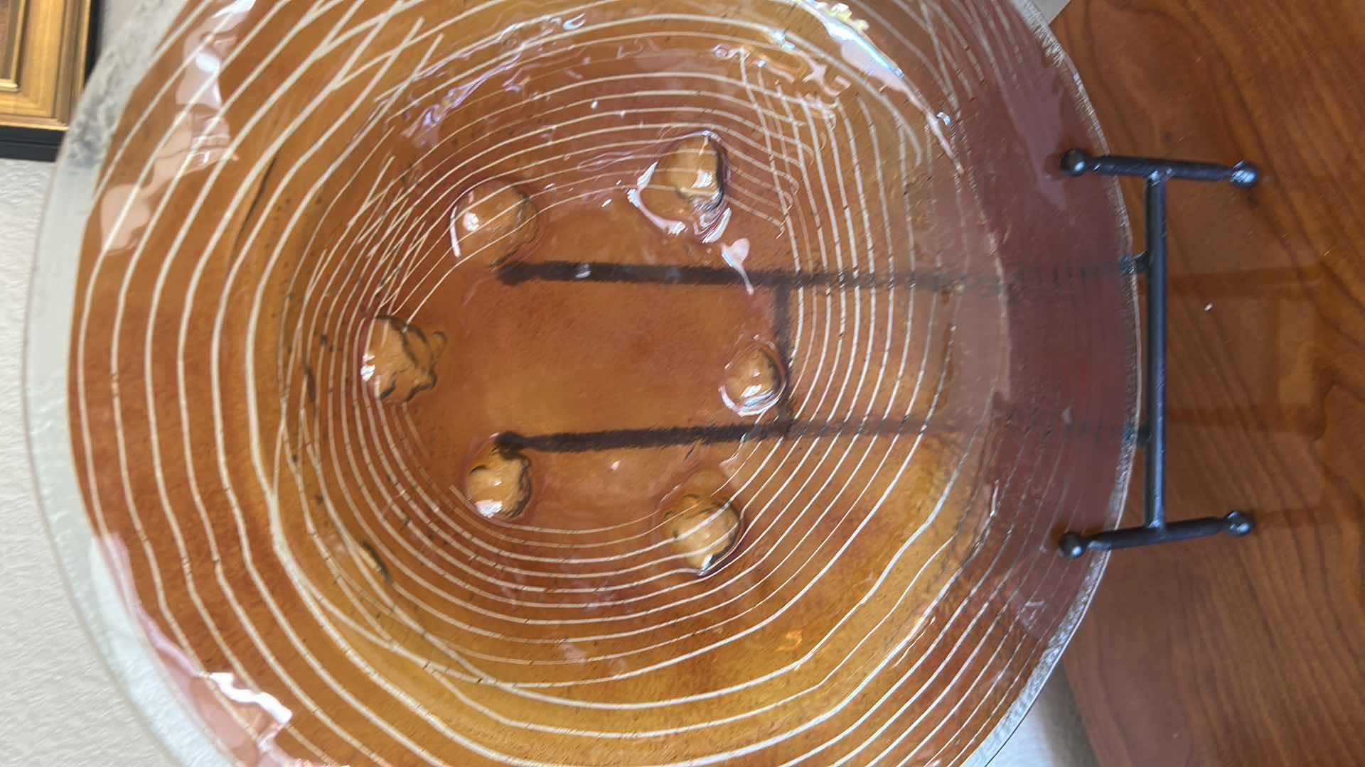 Photo 1 of 20" GLASS DECORATIVE BOWL