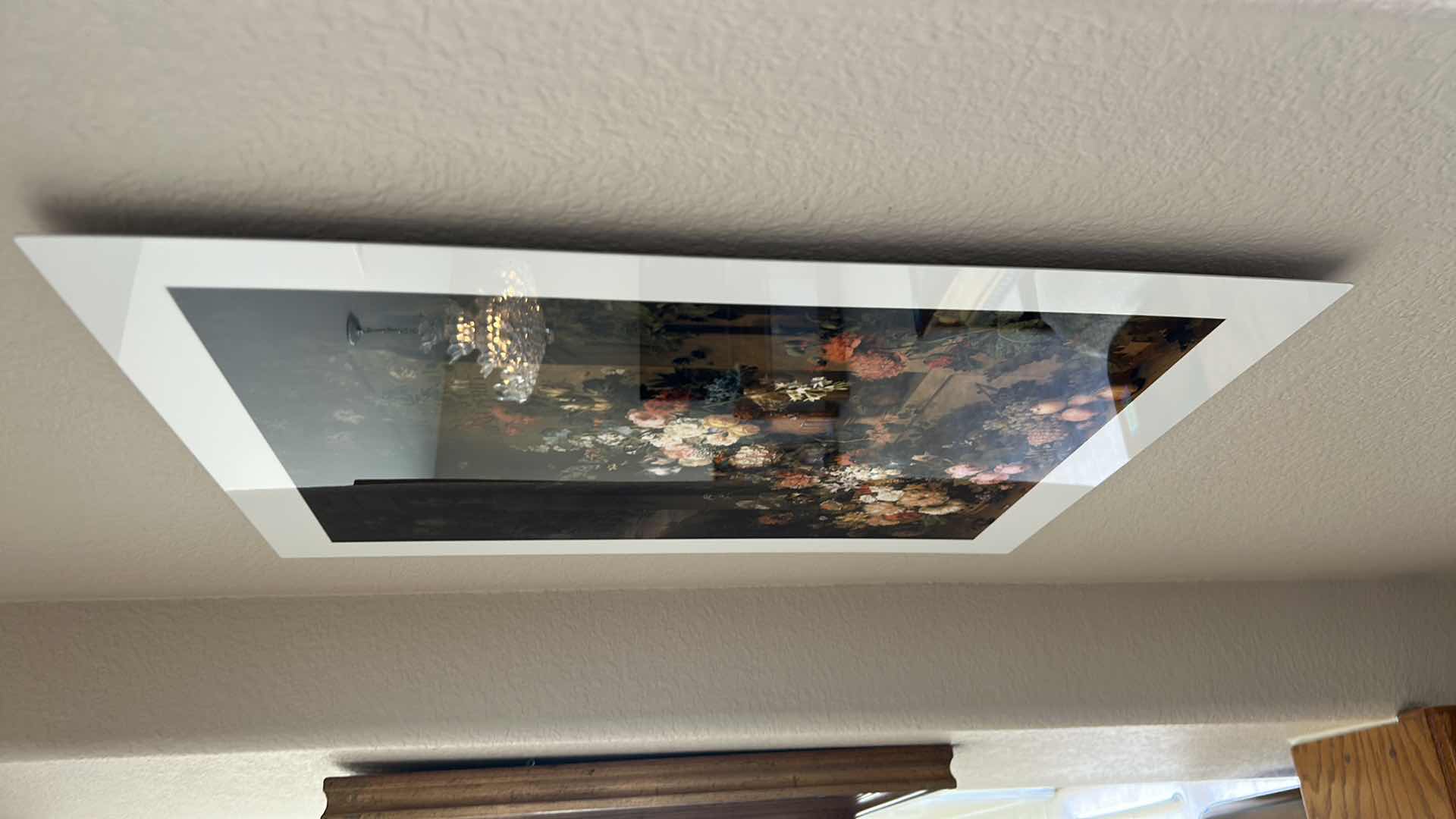 Photo 1 of ACRYLIC GLASS PRINT " FLOWER STILL LIFE" 19" X 24"