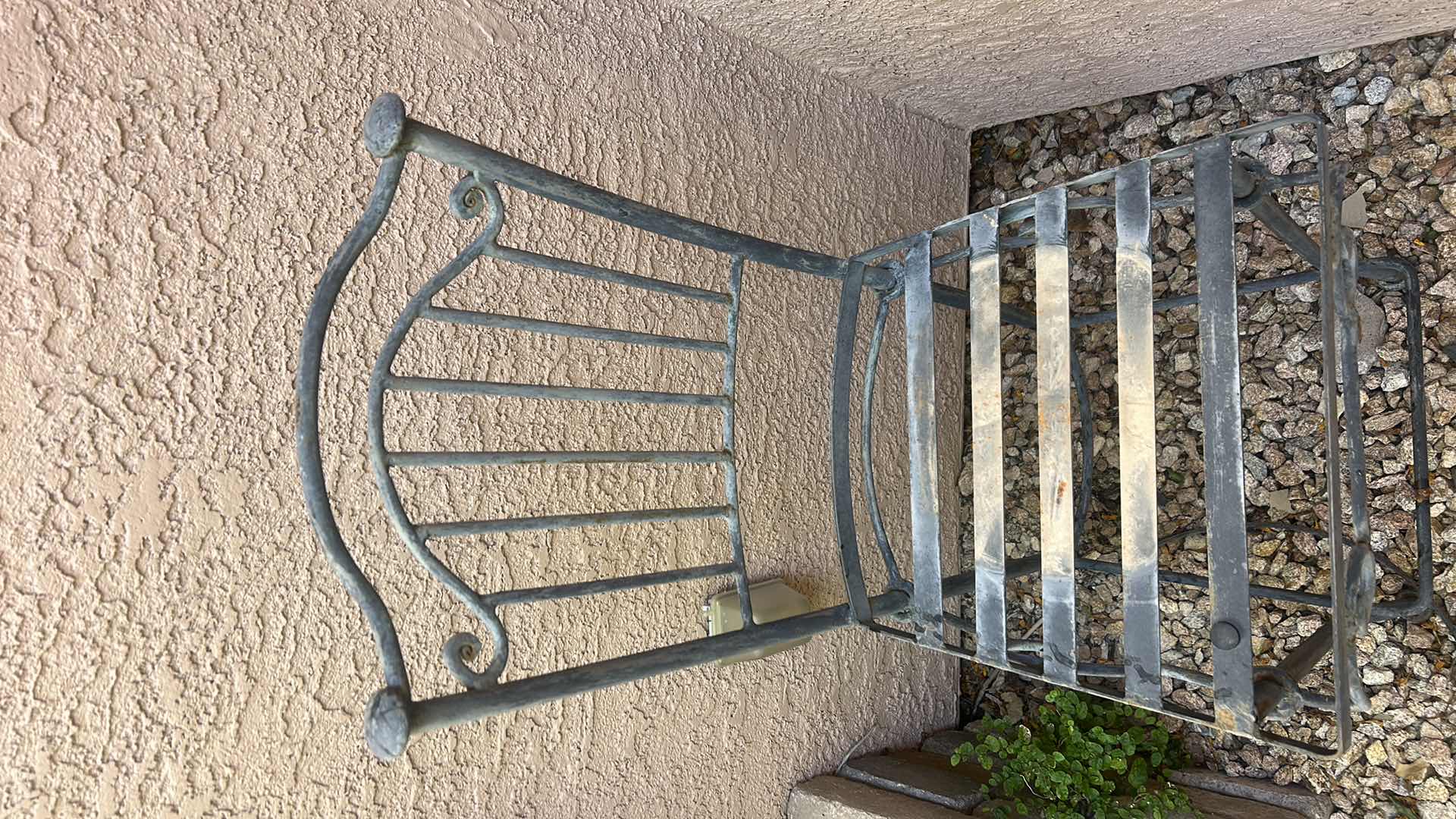 Photo 1 of HEAVY METAL BARSTOOL SEAT HEIGHT 28.5”