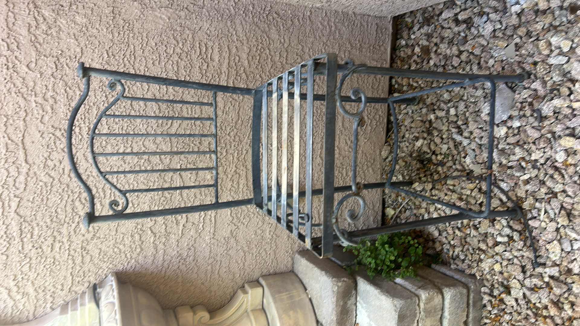 Photo 1 of HEAVY METAL BARSTOOL SEAT HEIGHT 28.5”