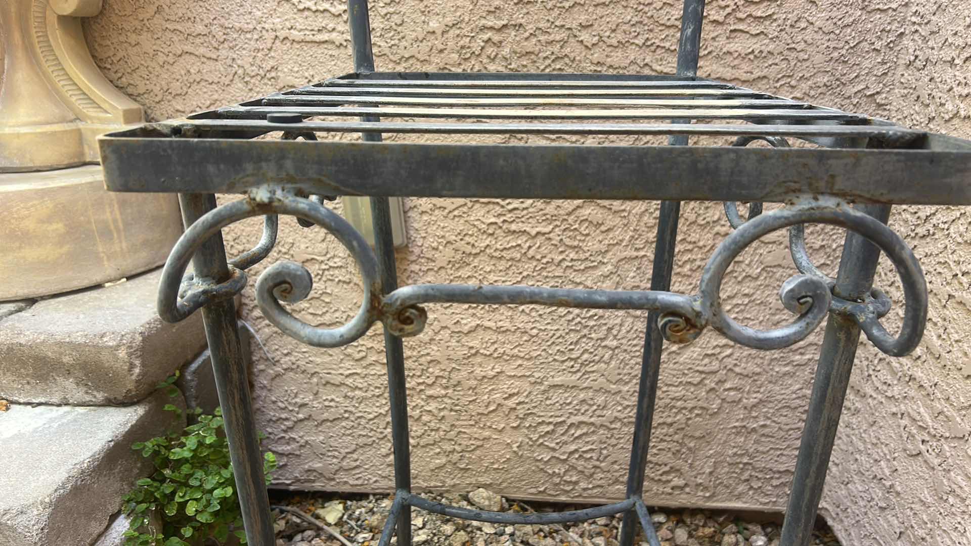 Photo 1 of HEAVY METAL BARSTOOL SEAT HEIGHT 28.5”