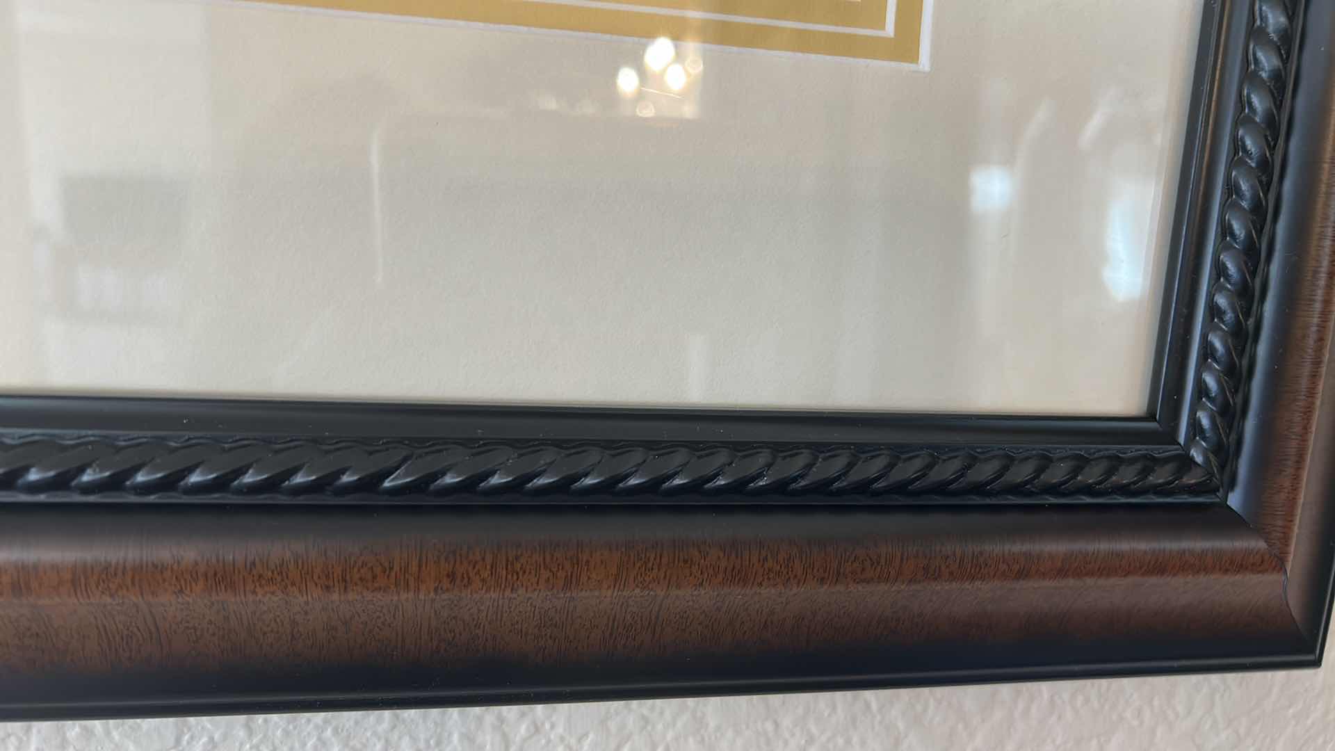 Photo 5 of WOOD FRAMED PRINT " AUTUMN LANE" 24" X 19"