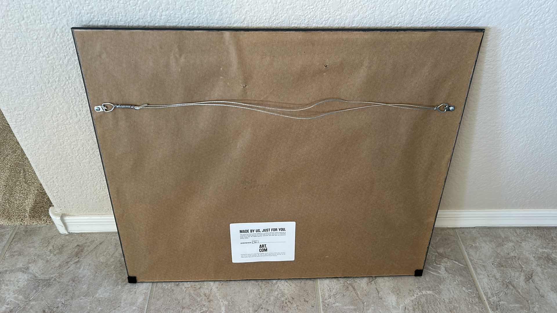 Photo 4 of WOOD FRAMED PRINT " AUTUMN LANE" 24" X 19"