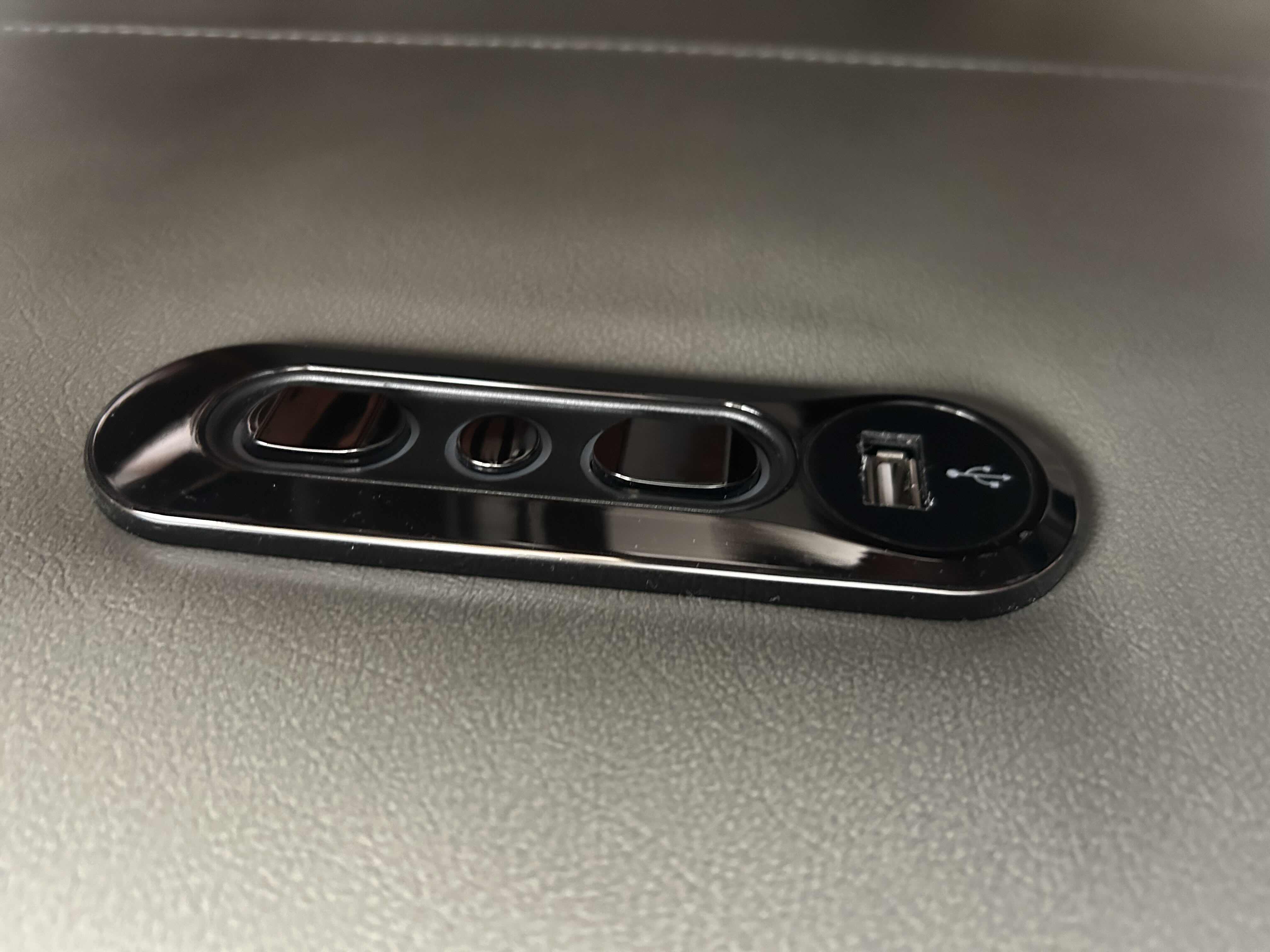 Photo 1 of RC WILLEY GREY LEATHER TRIPLE POWER RECLINER SOFA 7FT 