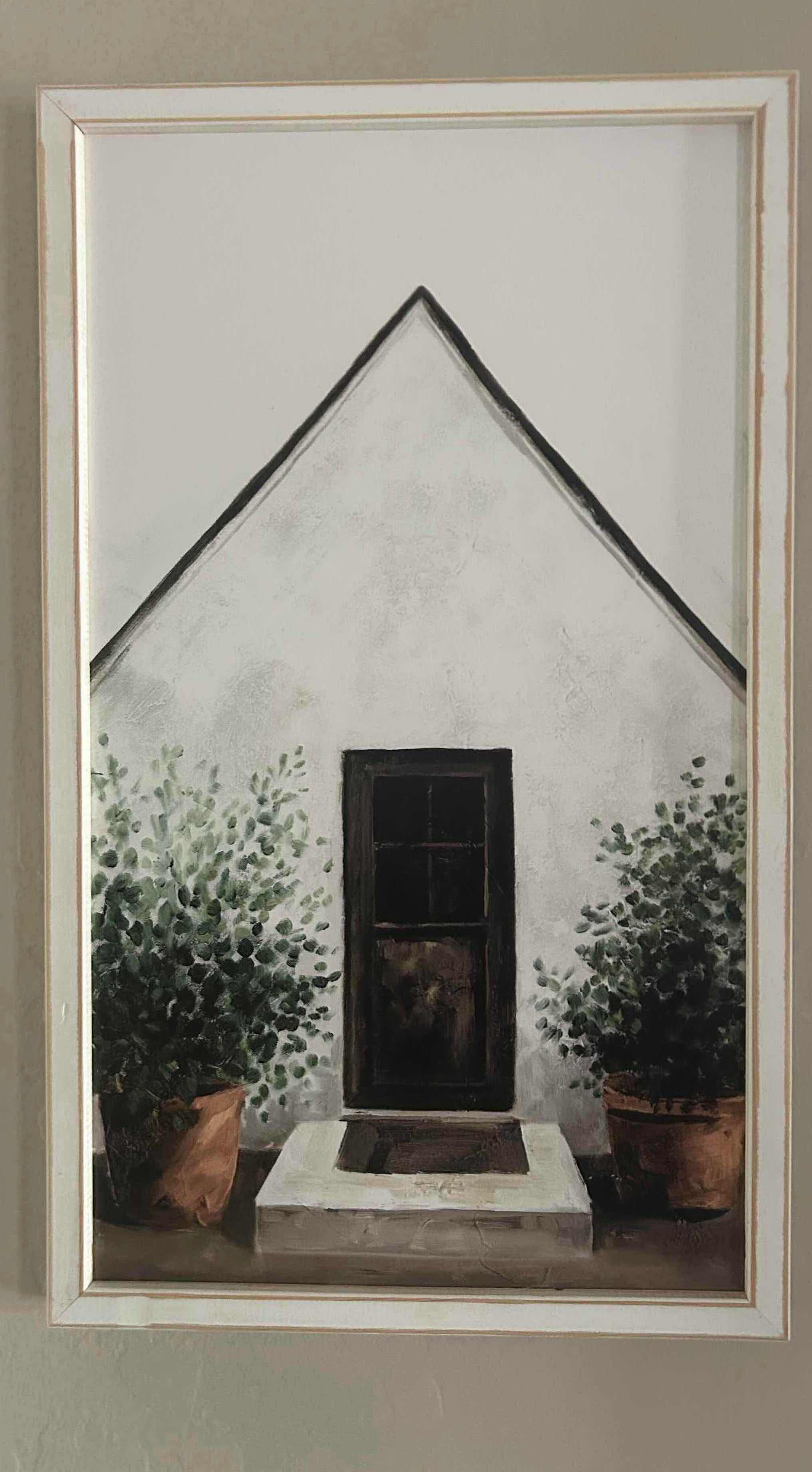 Photo 1 of HONEYBLOOM WHITE FRAME-ART DOOR 12" X 20"