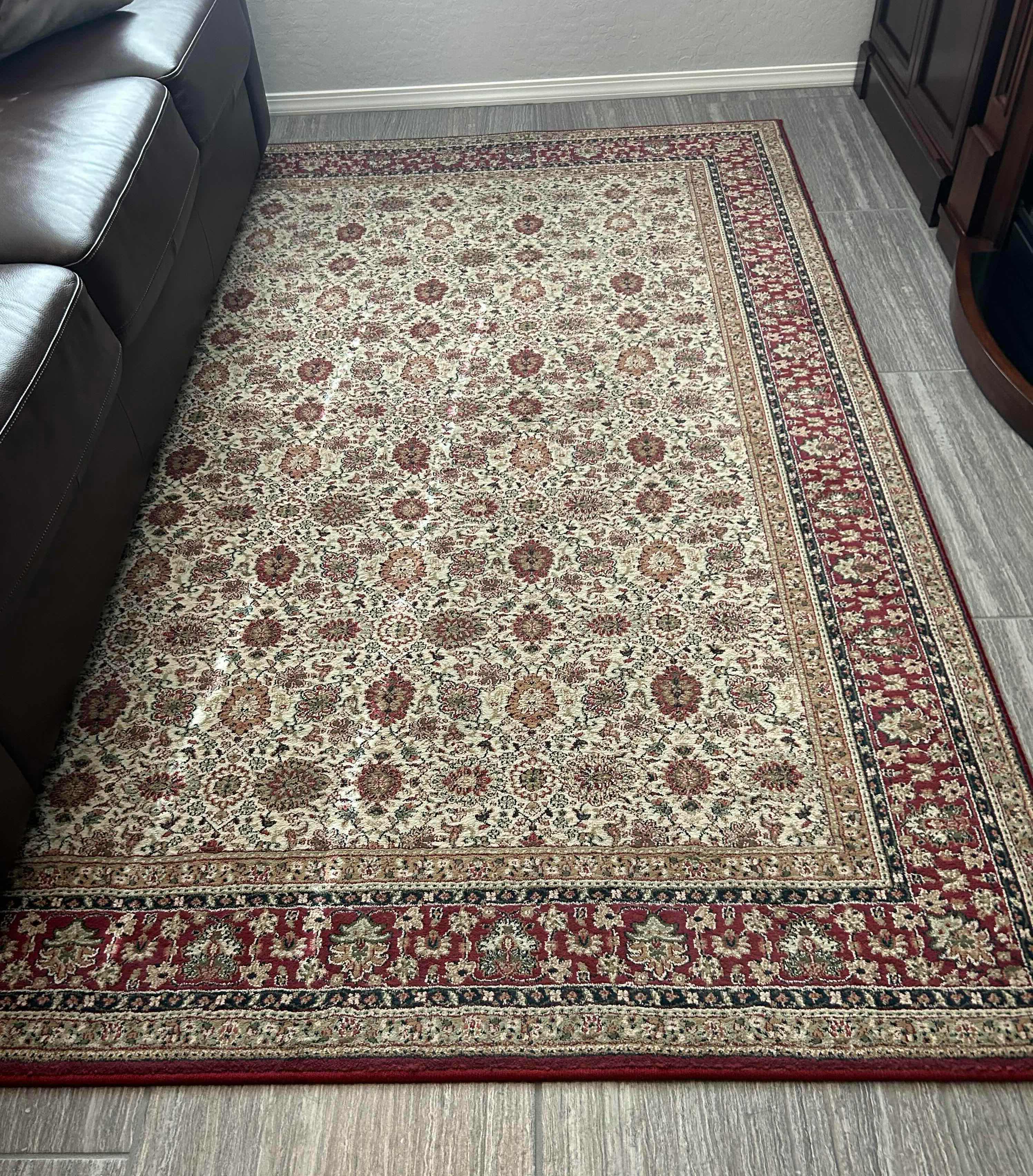 Photo 1 of RED BROWN  AREA RUG 90" X 62"