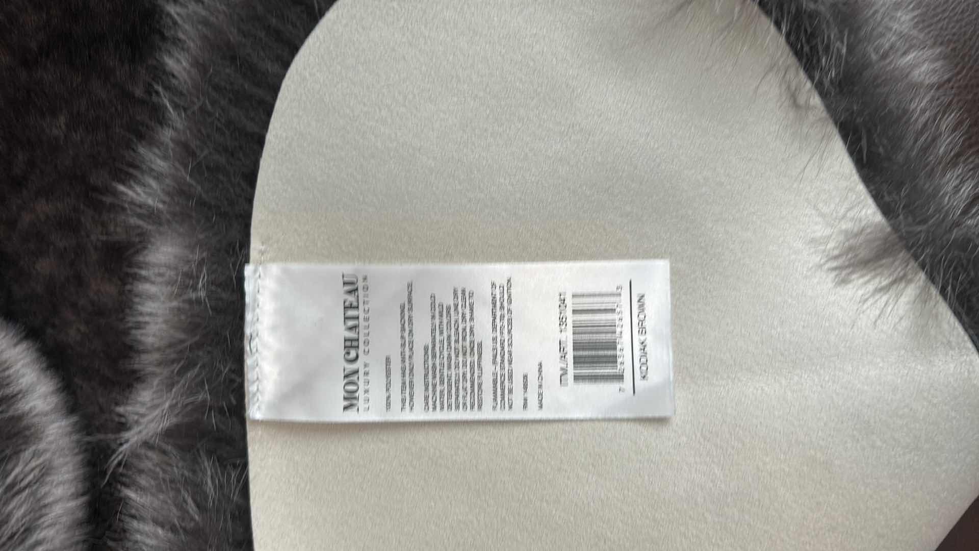 Photo 1 of 3 DECORATIVE HORSE PILLOWS AND KODIAK BROWN FURRY THROW