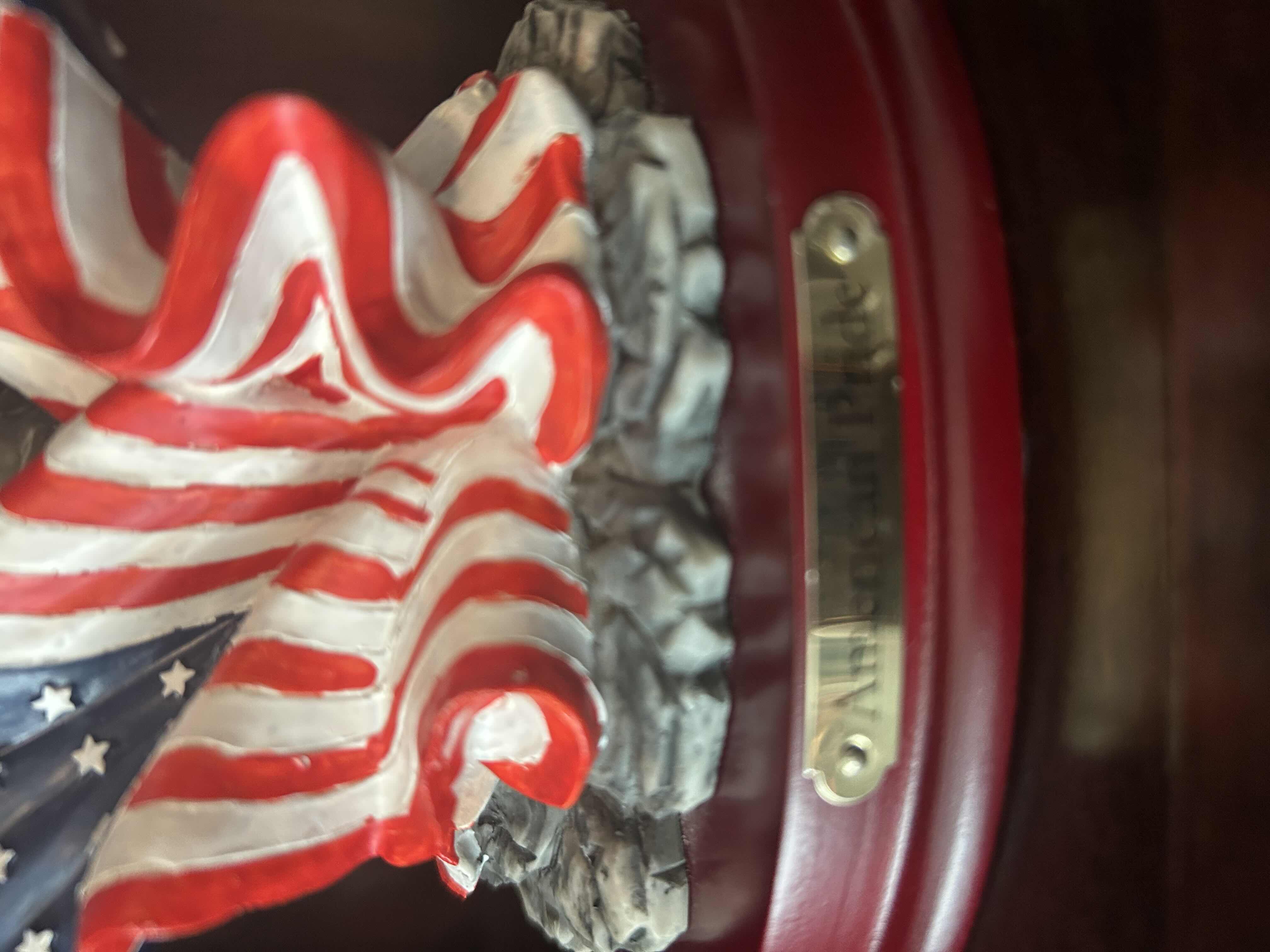 Photo 1 of POLYRESIN SCUPTURE " AMERICAN PRIDE " H 10"