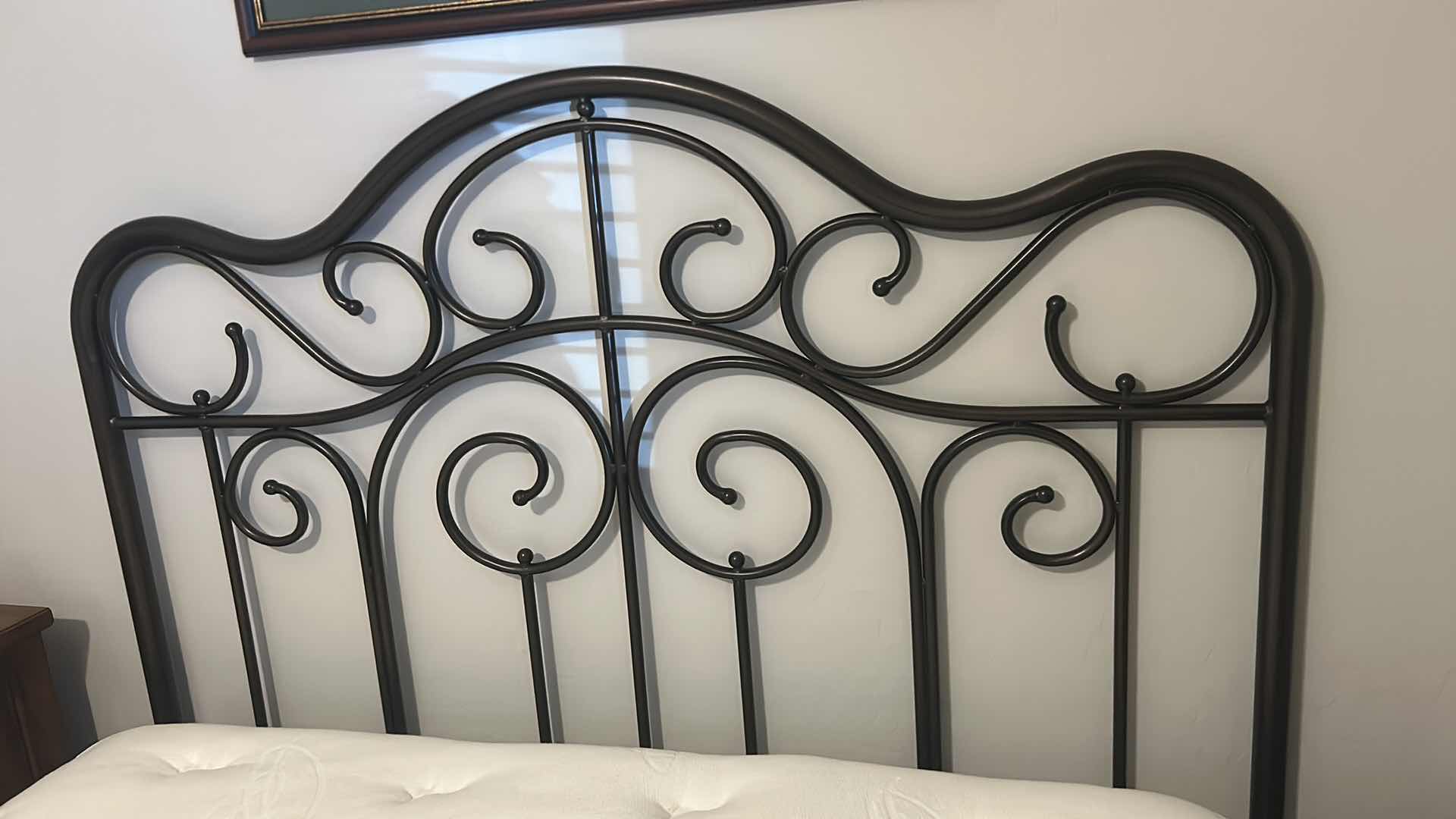 Photo 1 of WROUGHT IRON QUEEN HEADBOARD ONLY BED SOLD SEPARATELY