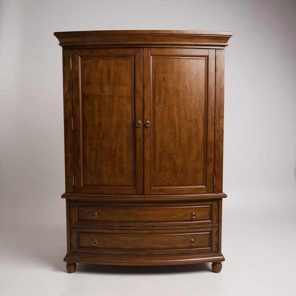 Photo 1 of CHERRY TRADITIONAL BRITISH IMPERIAL STYLE 52" MEDIA ARMOIRE
48"X 19"