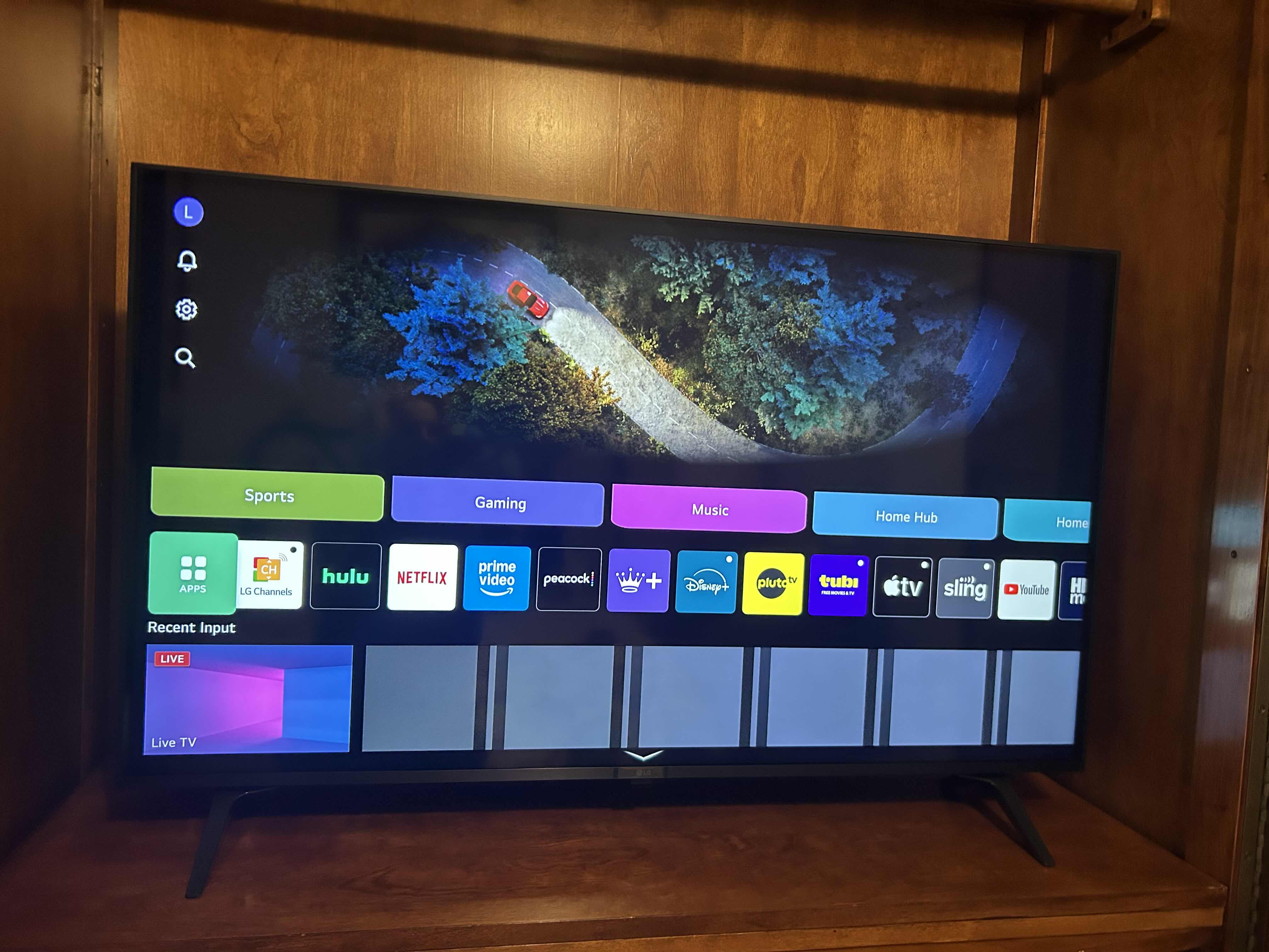 Photo 1 of 42" LG FLAT SCREEN TV W REMOTE