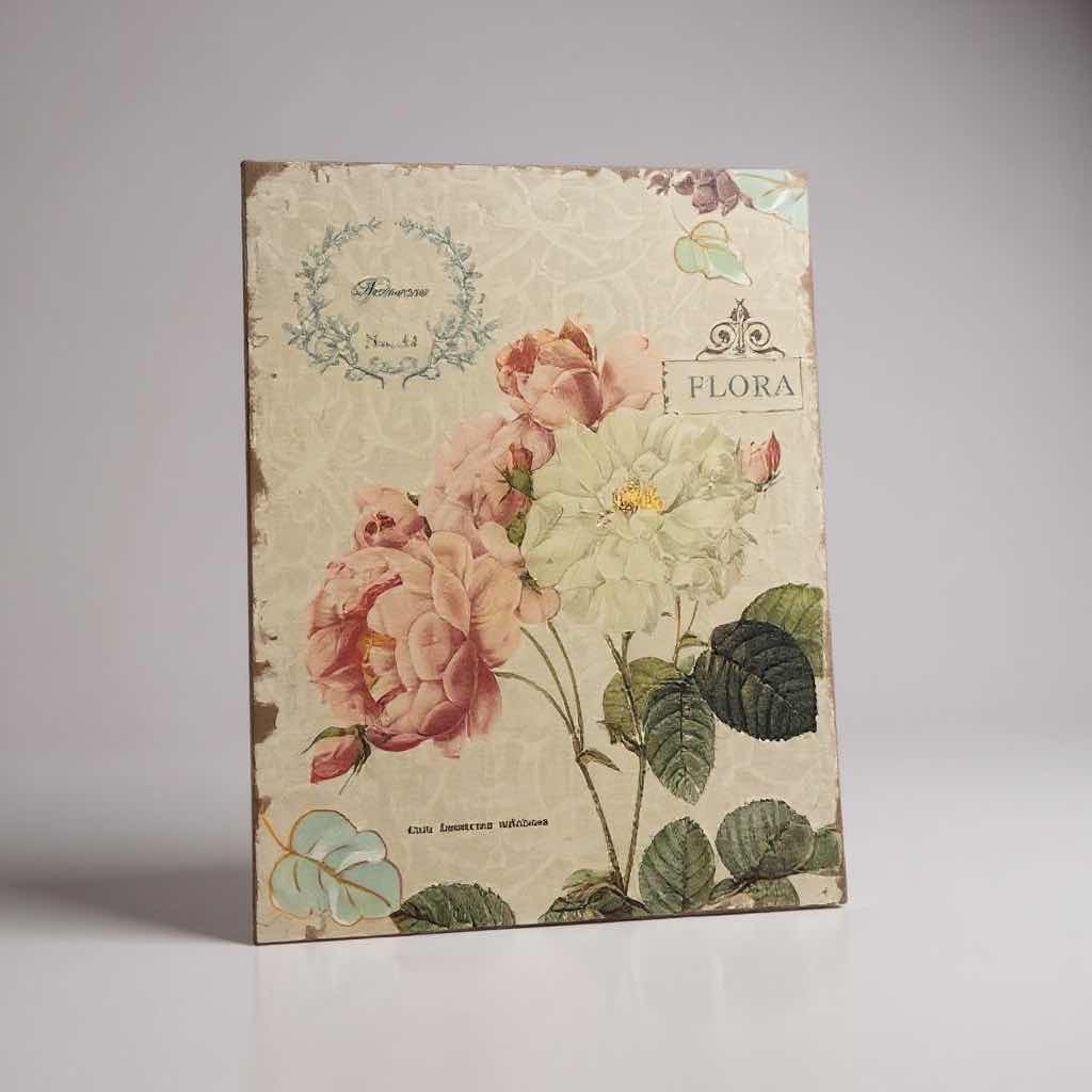 Photo 1 of 3 METAL VINTAGE STYLE BOTANICAL PRINTS 10" X 13"