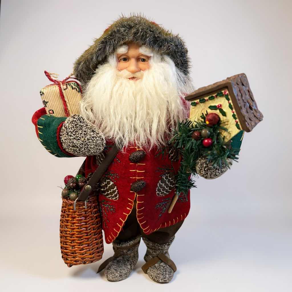 Photo 1 of OLD WORLD RUSTIC SANTA H 17"
