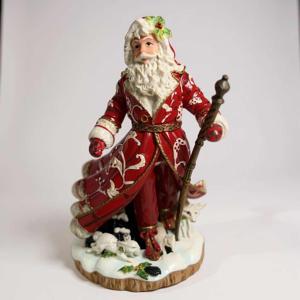 Photo 1 of FITZ & FLOYD TOWN & COUNTRY SANTA FIGURE MUSICAL