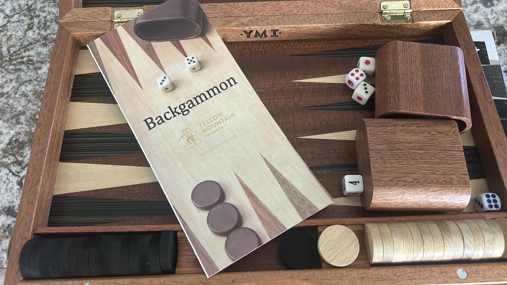 Photo 1 of BACKGAMMON SET