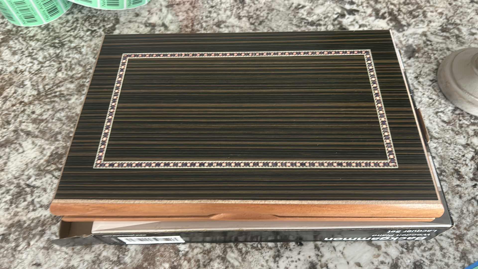 Photo 1 of BACKGAMMON SET