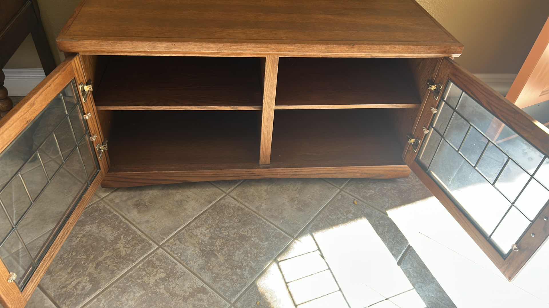 Photo 1 of FOREST DESIGNS TRADITIONAL ALDER TV CART  45" X 25" H 23" RETAIL $1000