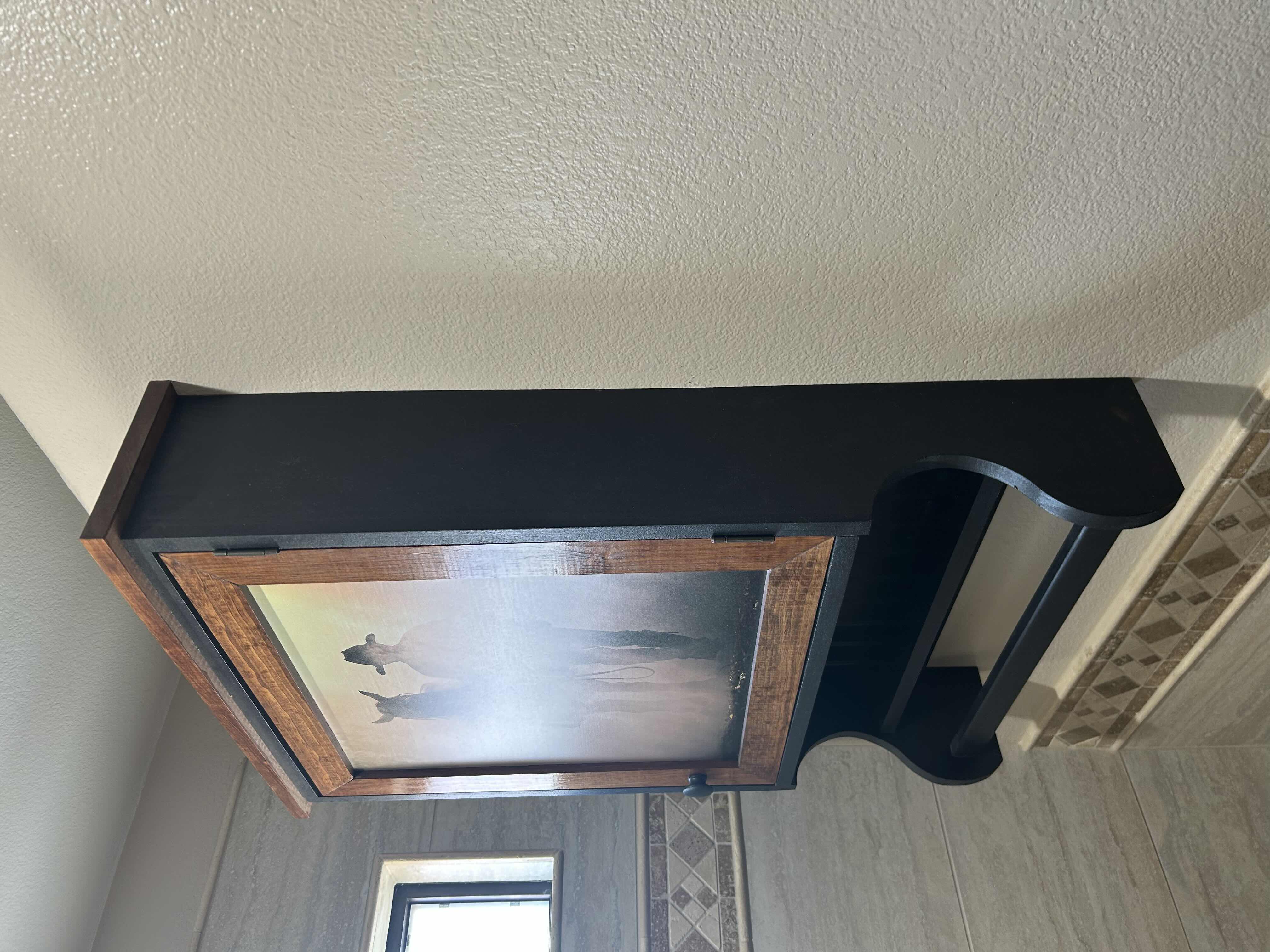 Photo 1 of COWBOY DREAMS WOOD WALL CABINET 24" X 7 " H 35"