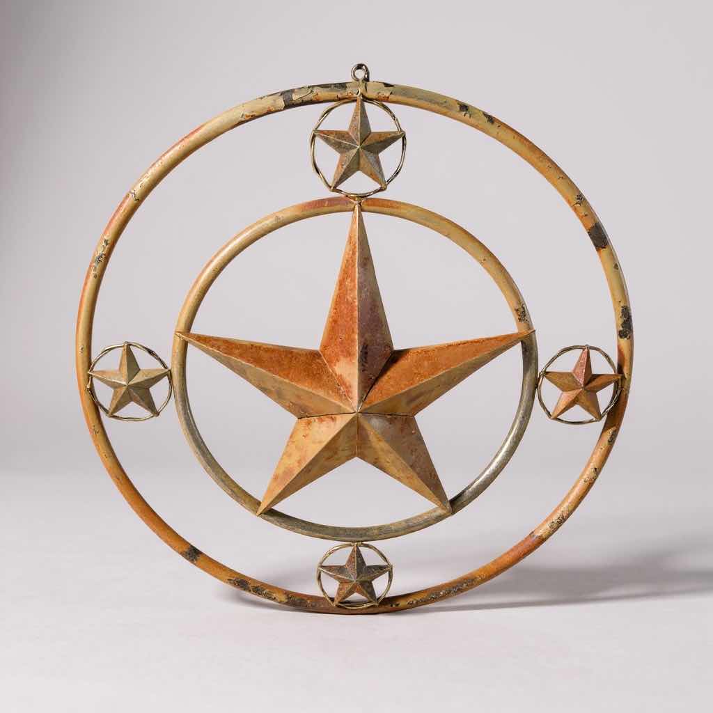 Photo 1 of 5- METAL STAR S WALL ART