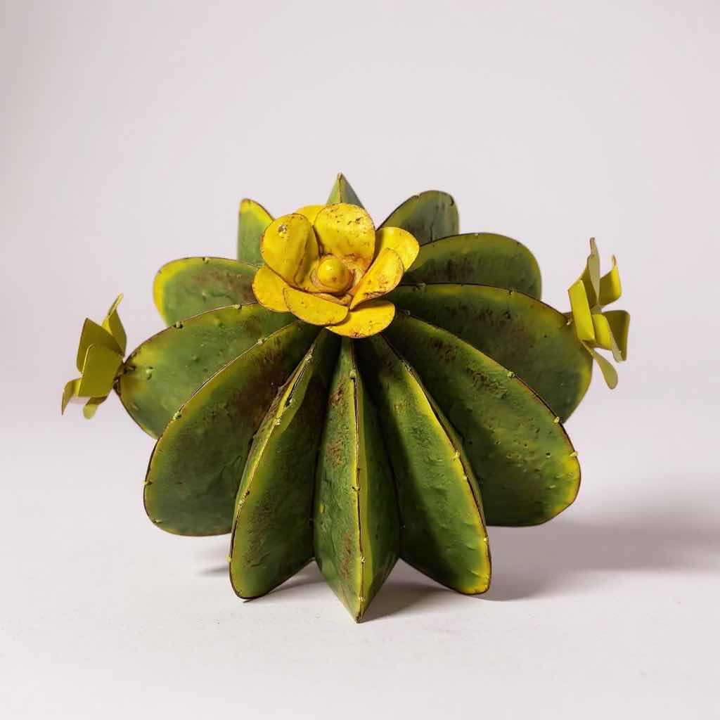 Photo 1 of 2- METAL GARDEN CACTUS H6"