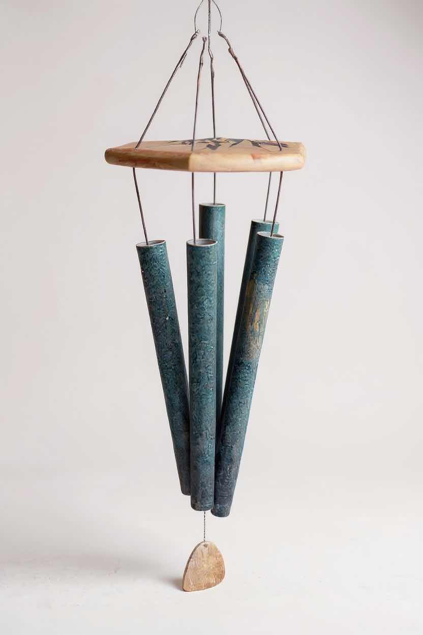 Photo 1 of LARGE METAL TUBE WIND CHIMES