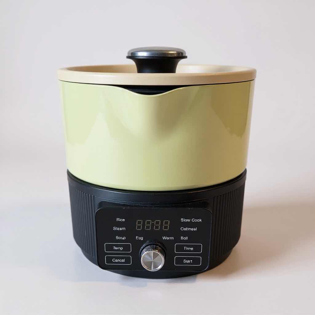 View 1 of GREEN PAN YELLOW 6 CUP 10 in 1 DIGITAL ELECTRIC COOKER