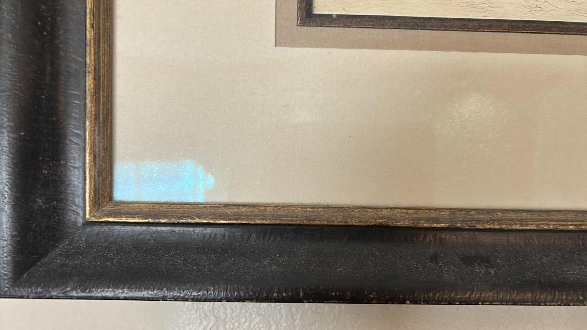 Photo 1 of WOOD FRAMED "PLUDMALE" BY NIEK VAN DET PLAS 24" X 18"