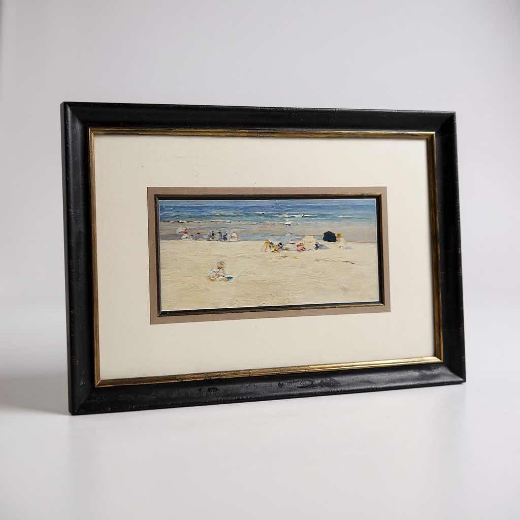 Photo 1 of WOOD FRAMED "PLUDMALE" BY NIEK VAN DET PLAS 24" X 18"