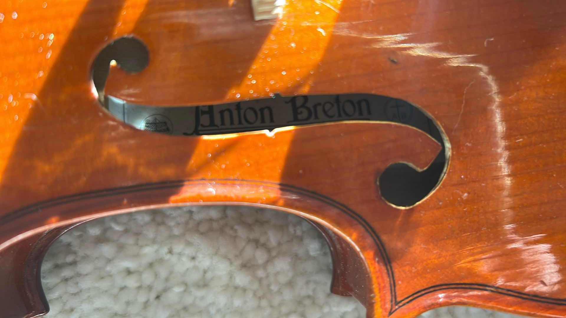Photo 1 of ANTON BRETON VIOLIN W CASE