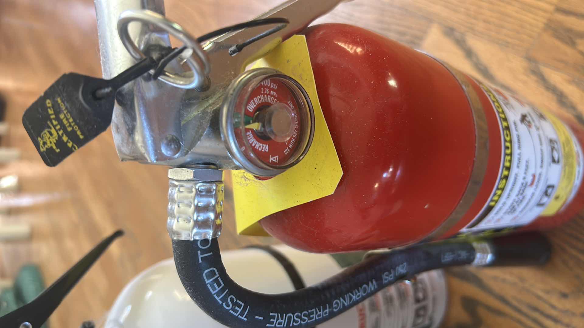 Photo 1 of 4 - FIRE EXTINGUISHERS
