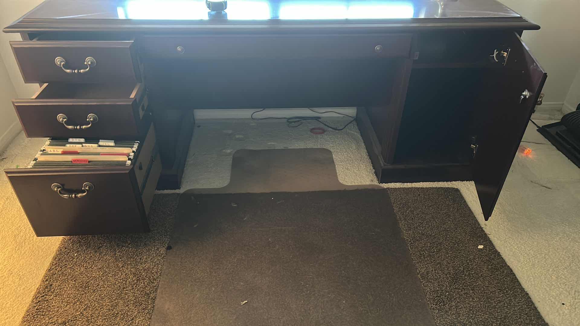 Photo 1 of TRADITIONAL EXECUTIVE DESK BY INTEGRATED OFFICE  70"X 24" H 29"